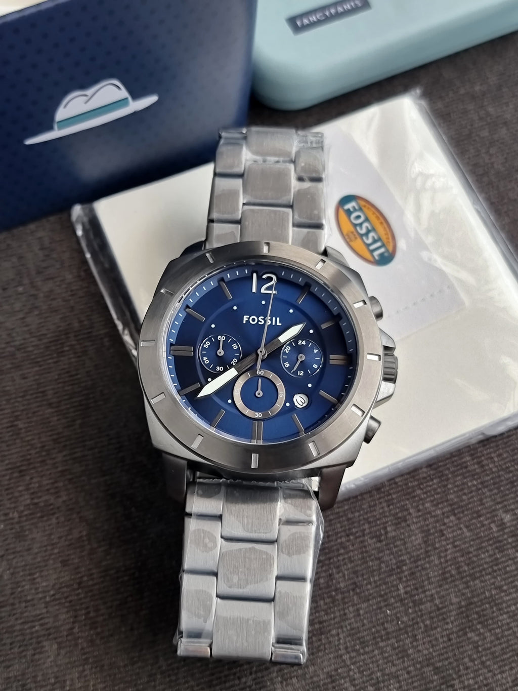 Fossil Men's Analog Quartz Watch with Stainless Steel Strap BQ2816