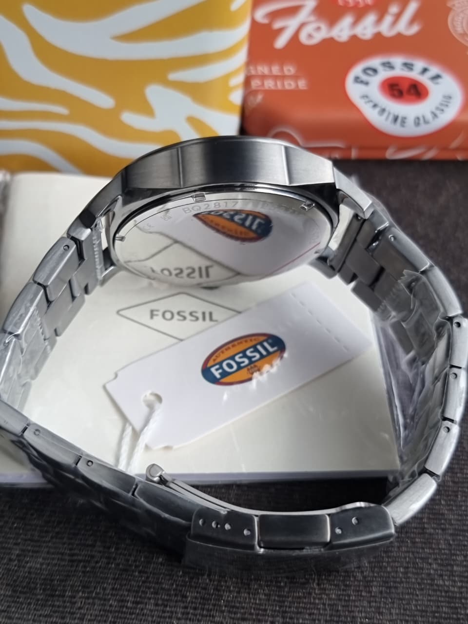 Fossil Privateer 45mm Chronograph Smoke Stainless Steel Watch - BQ2817