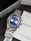 Emporio Armani Racer Chronograph Blue Dial Quartz Men's Watch AR11676