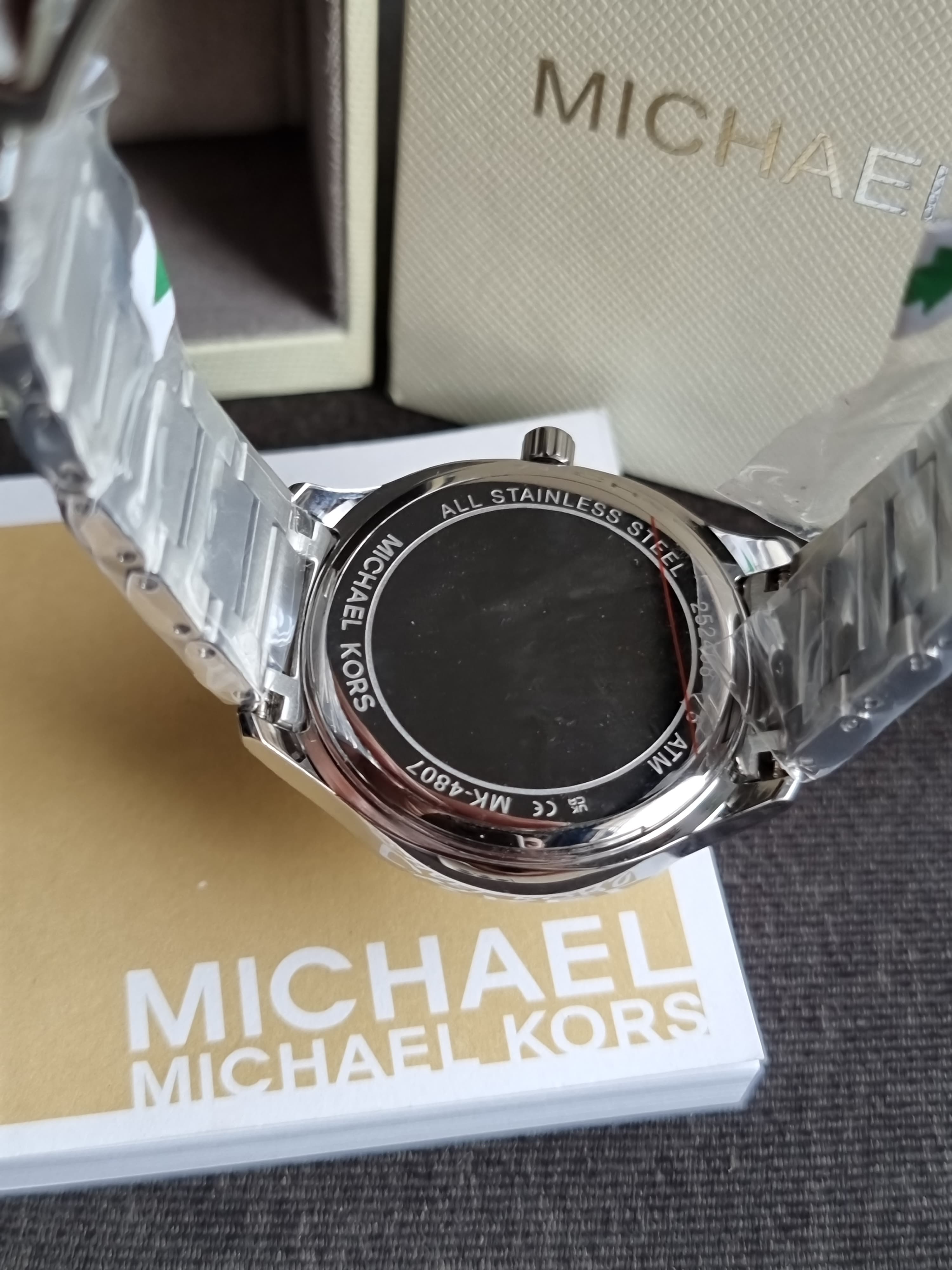 Michael Kors Sage Three-Hand Stainless Steel Watch MK4807