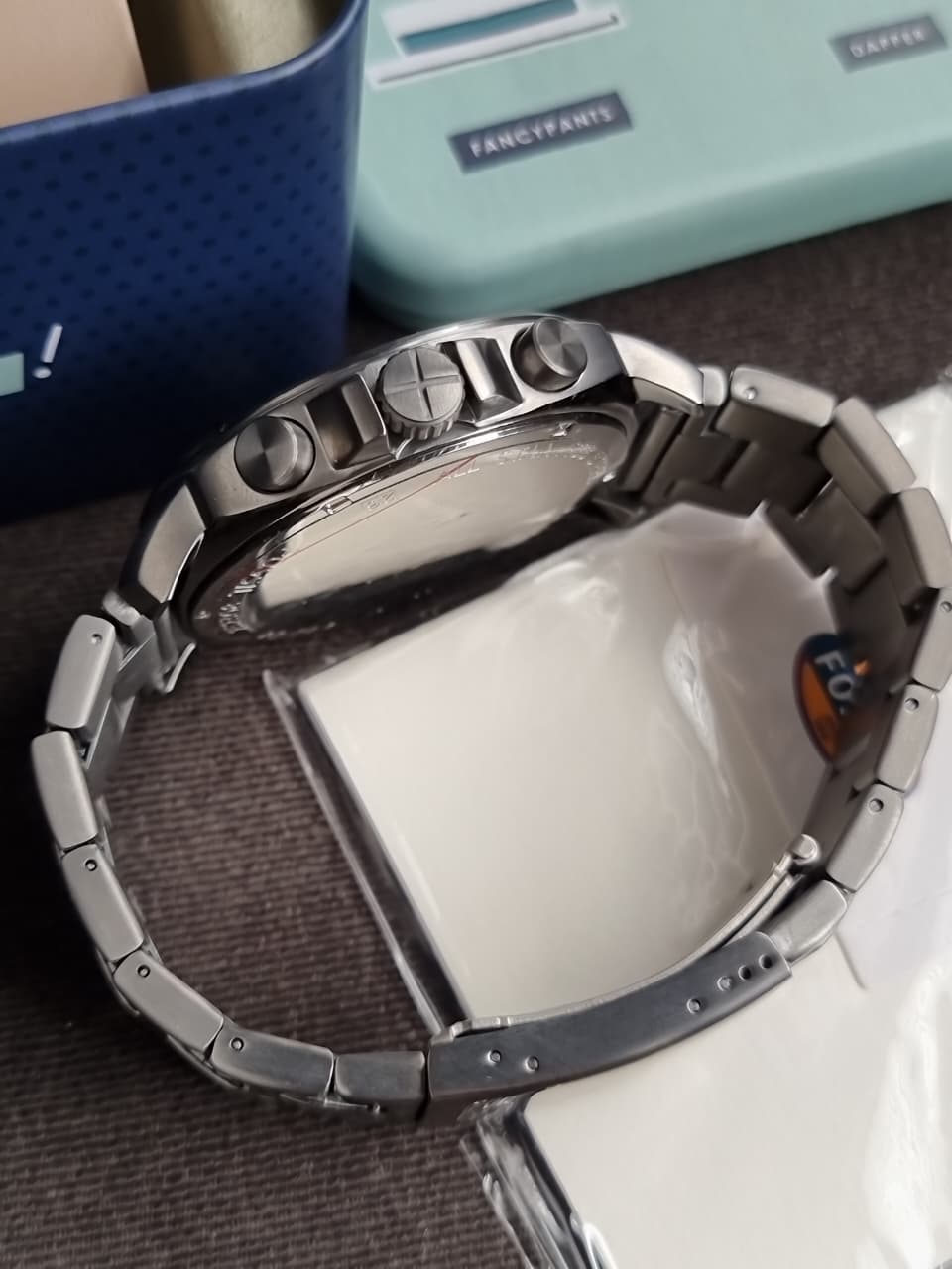 Fossil Privateer Chronograph Smoke 48mm Stainless Steel Watch - BQ2758