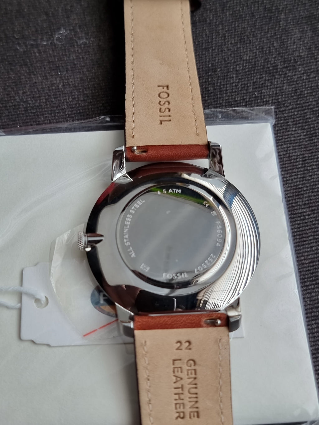 Fossil Men's Minimalist 44mm Quartz Stainless Steel Three-Hand Watch for Men- FS6094