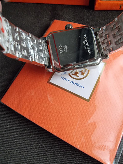 Tory Burch Robinson Dual Tone Stainless Steel Strap 27×29mm Ladies Watches-TBW1501