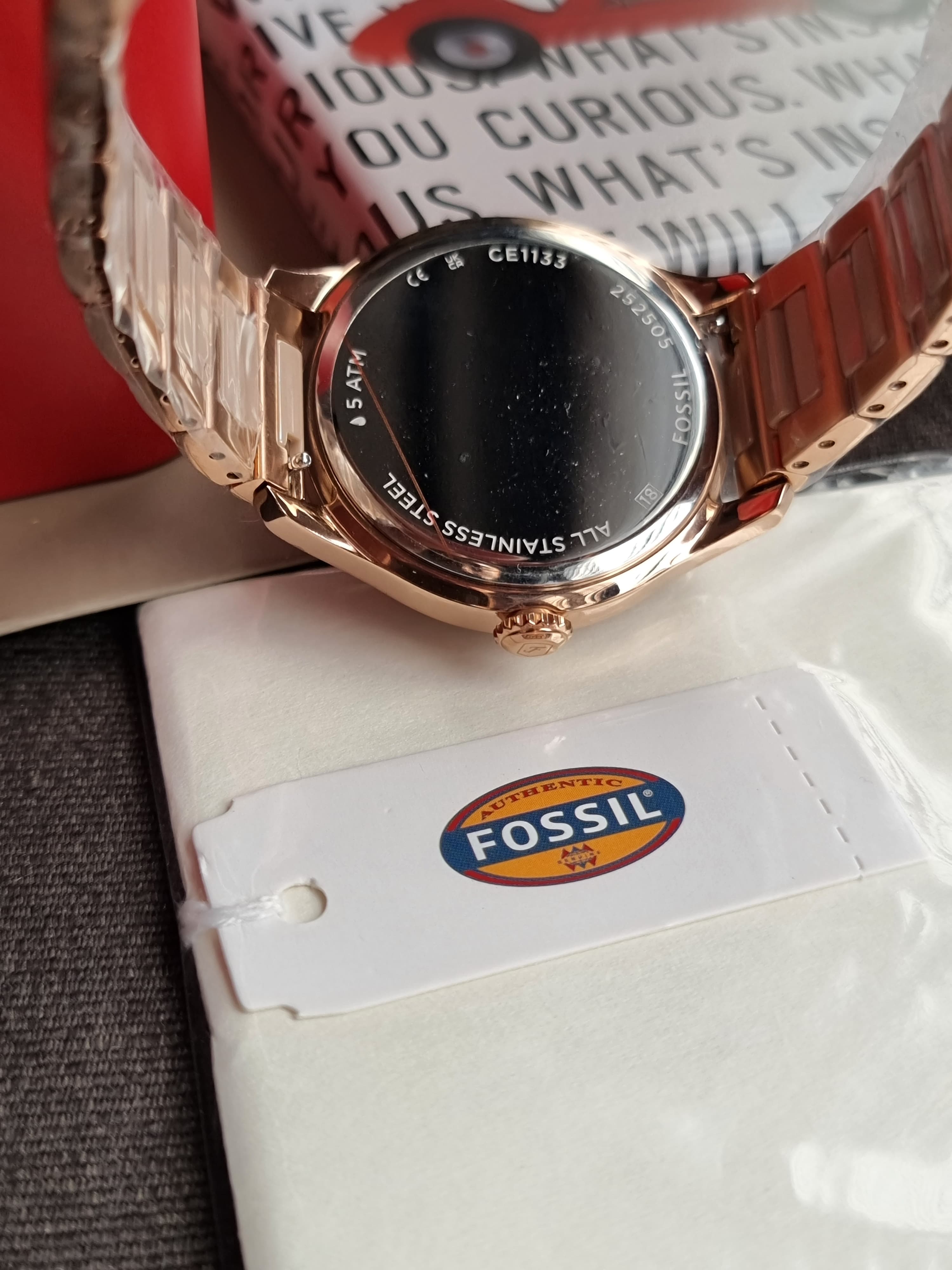 Fossil Gilmore Rose Gold Watch CE1133