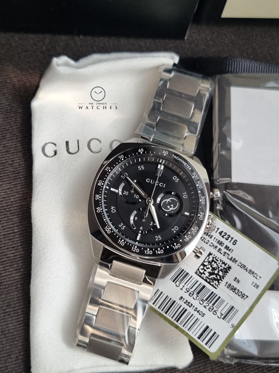 Gucci
Interlocking G Chronograph Quartz Black Dial Men's
YA142316