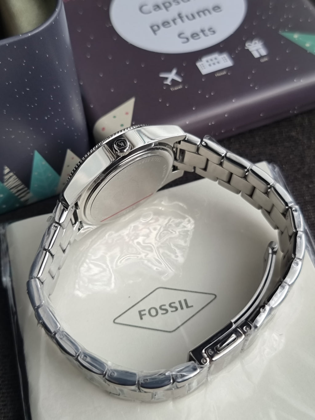 Fossil Scarlette Mini Three-Hand 32mm Date Stainless Steel Watch - ES4317