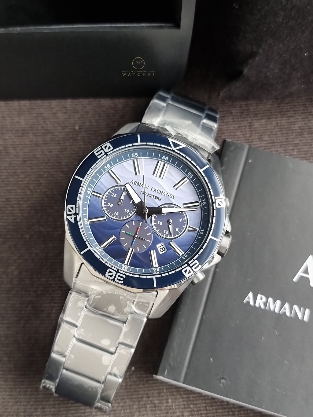 Armani Exchange Spencer Chronograph Quartz Blue Dial Men's Watch
AX1967