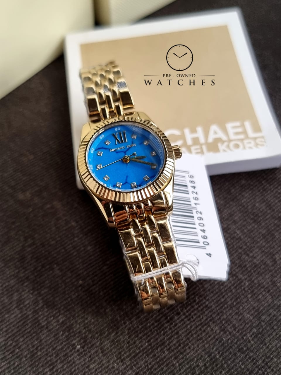 Michael Kors Petite Lexington Quartz Crystal Ladies Watch MK4813