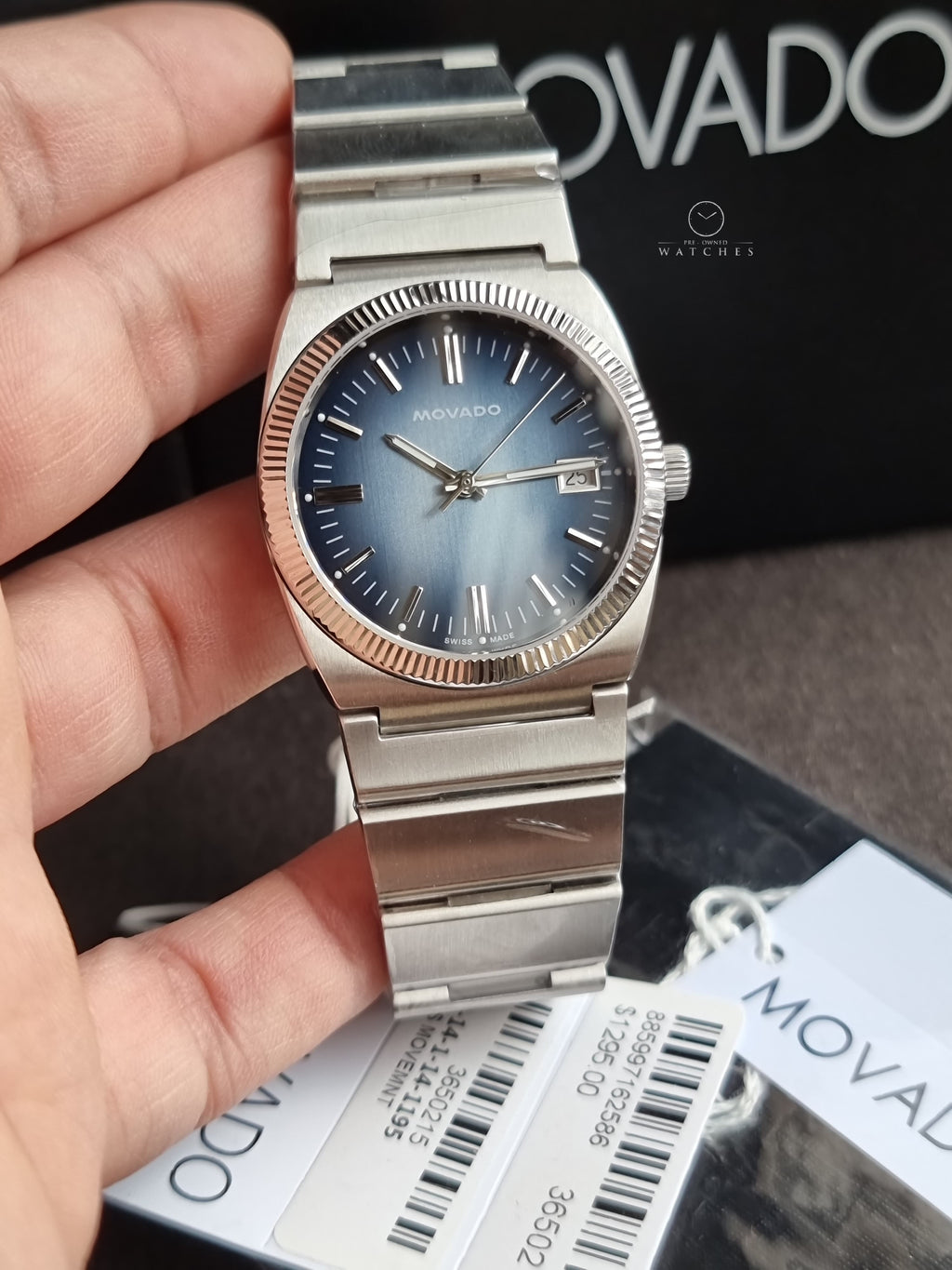 Movado Heritage Series 3650215 Ondoplan 36mm Men's Watch