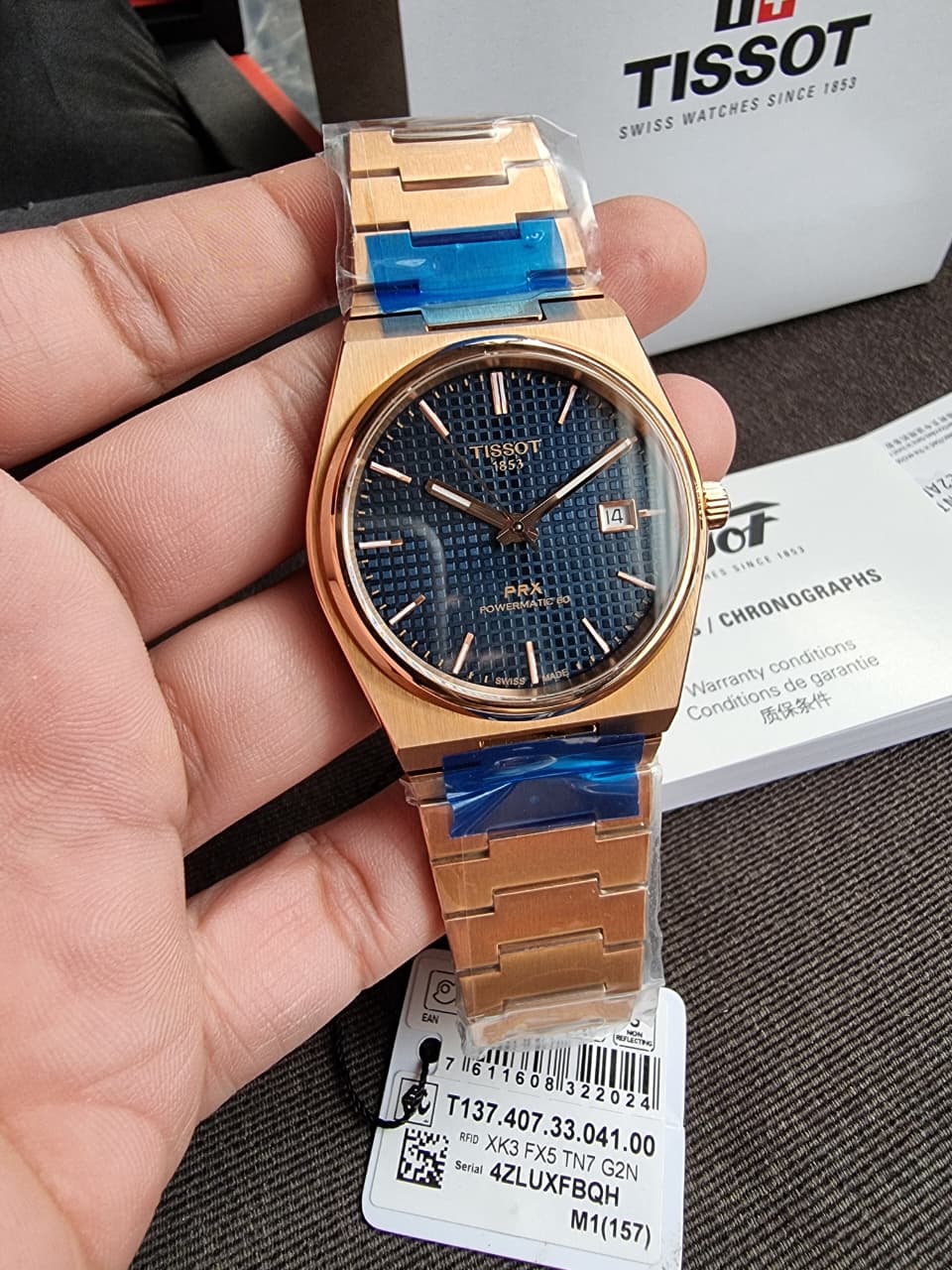 Tissot PRX Rose Gold Automatic T137.407.33.041.00 40mm