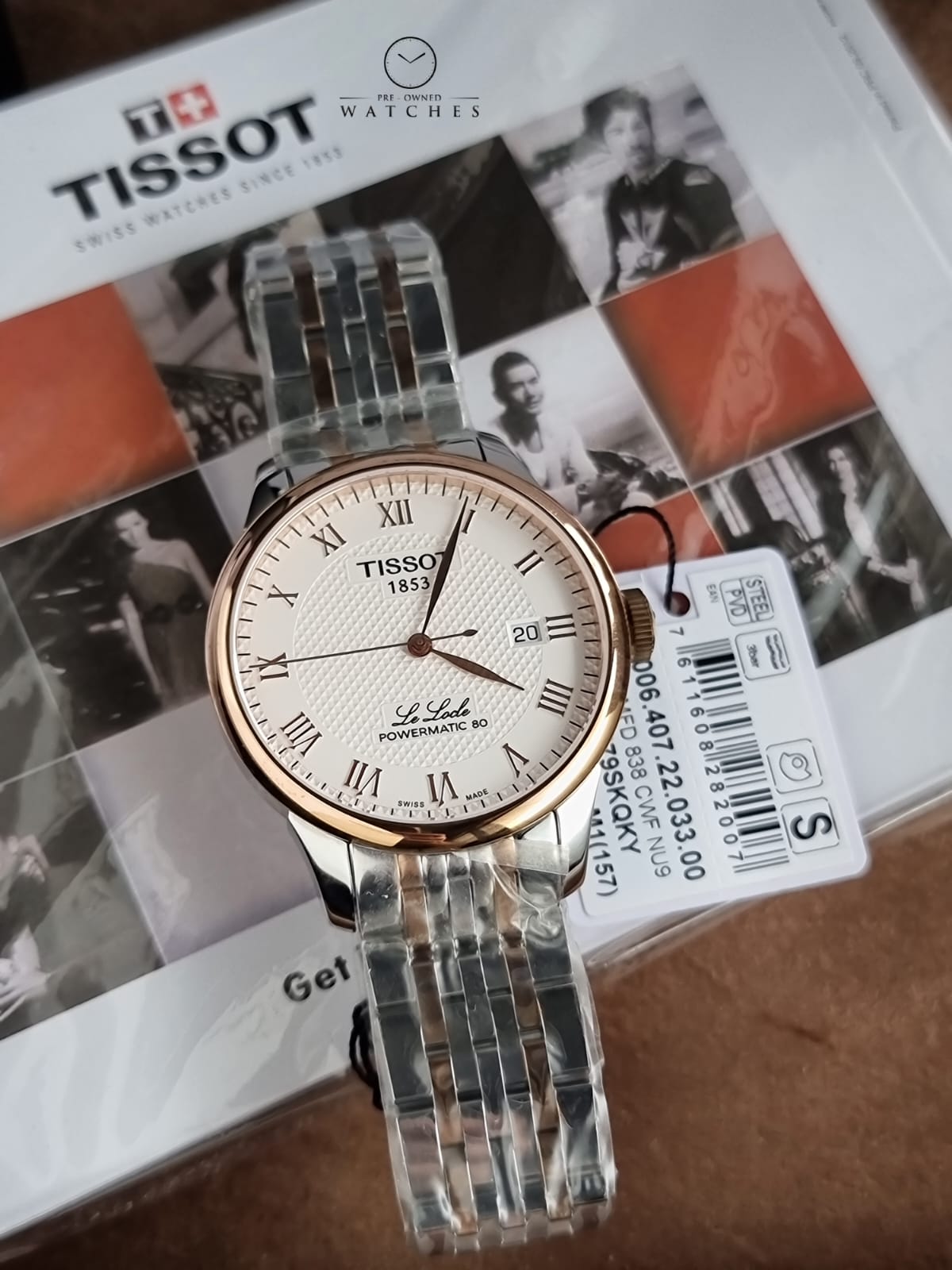 Tissot T-Classic Automatic Silver 39.3mm Dial Men's Watch
T006.407.22.033.00
