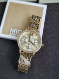 Michael Kors  MKO1080
Melissa Pavé Gold-Tone Watch
