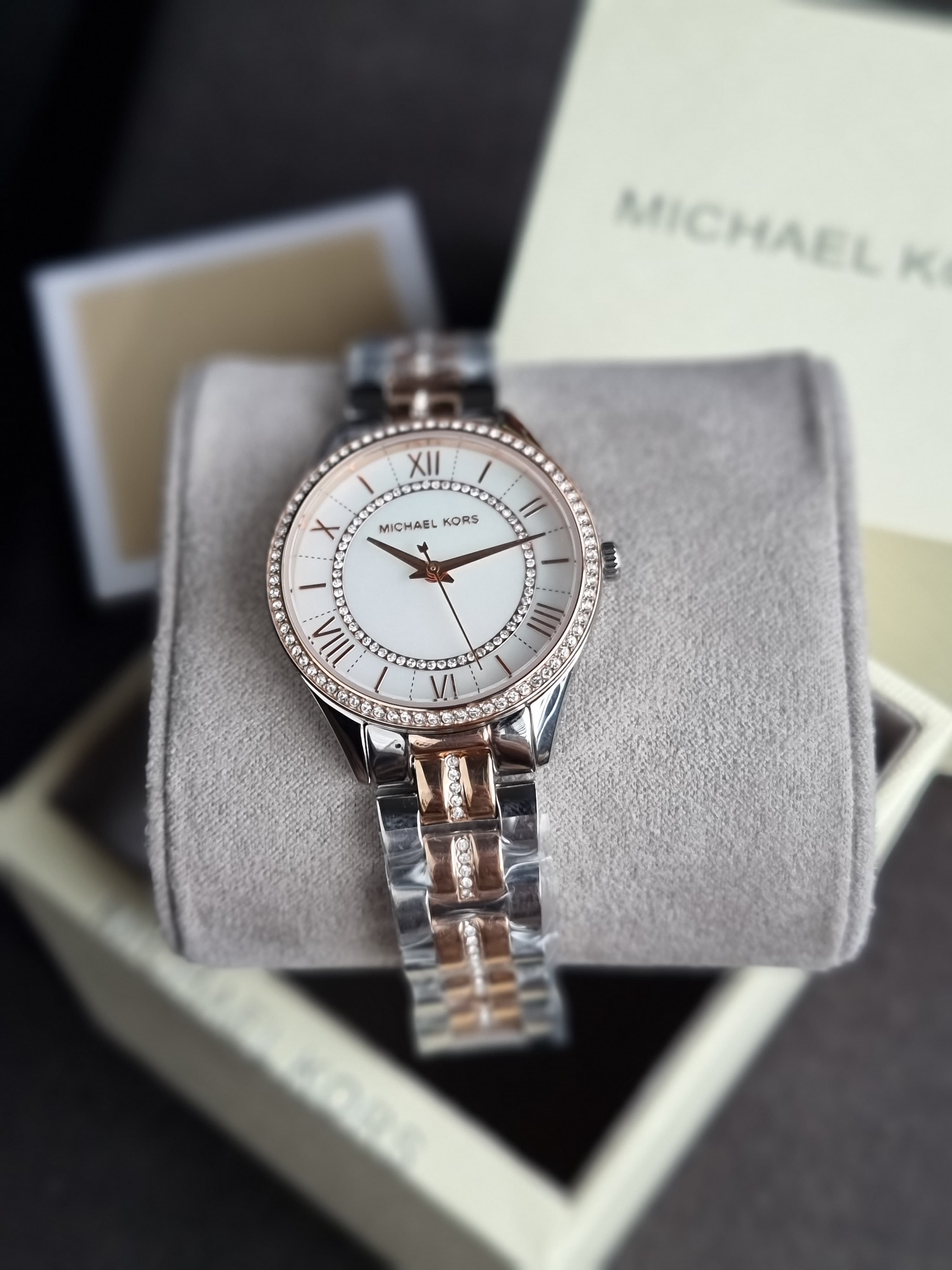 Michael Kors Lauryn Stainless Steel Women’s White Dial Women’s Watch MK3979