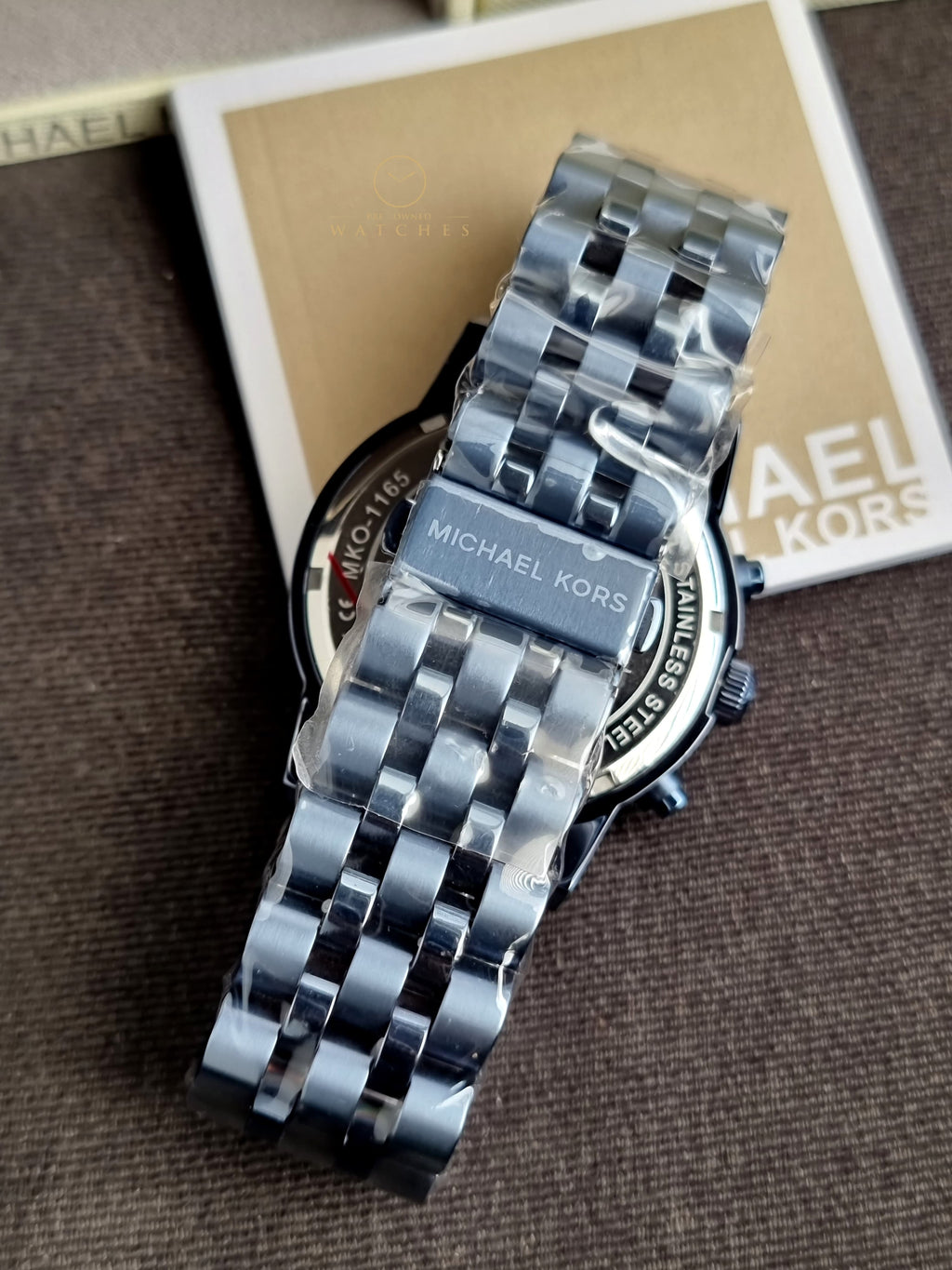 Michael Kors Hutton Blue 44mm Watch MKO1165