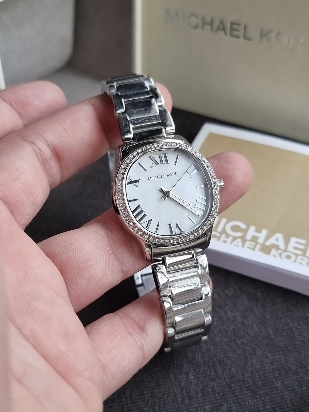 Michael Kors Sage Quartz Mother of Pearl Dial Ladies Watch
MK4824