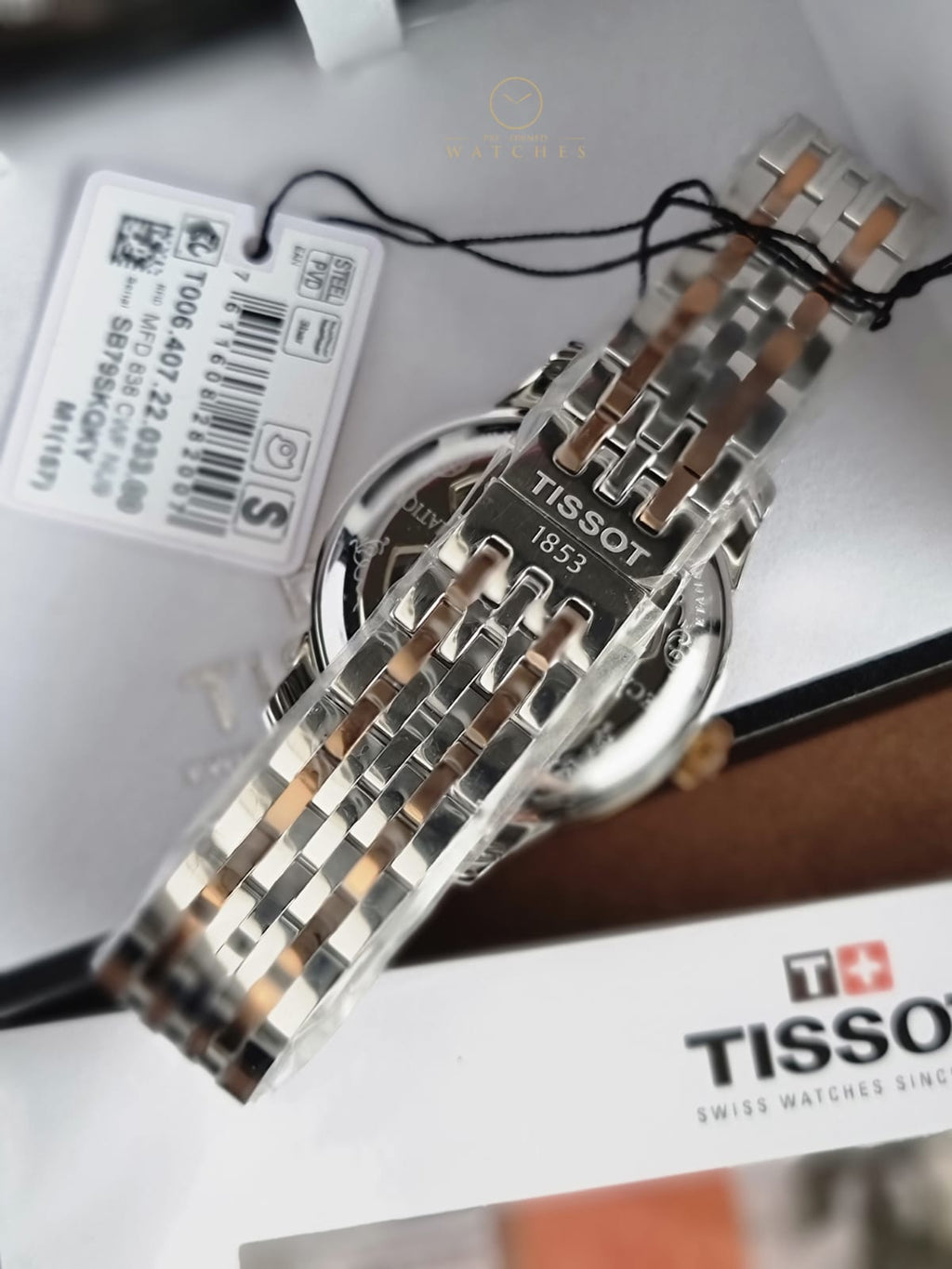 Tissot T-Classic Automatic Silver 39.3mm Dial Men's Watch
T006.407.22.033.00
