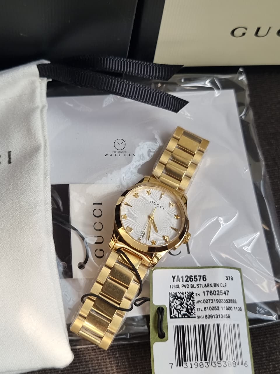 Gucci
G-Timeless 27mm Ladies Watch
YA126576