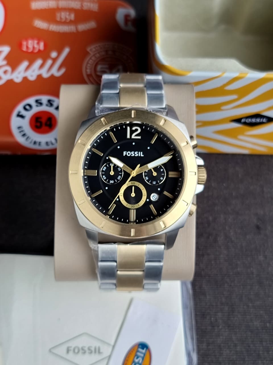 Fossil Privateer Chronograph Two-Tone Stainless Steel Watch - BQ2815