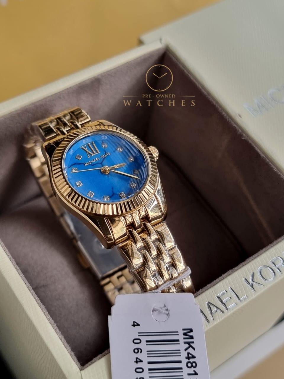 Michael Kors Petite Lexington Quartz Crystal Ladies Watch MK4813