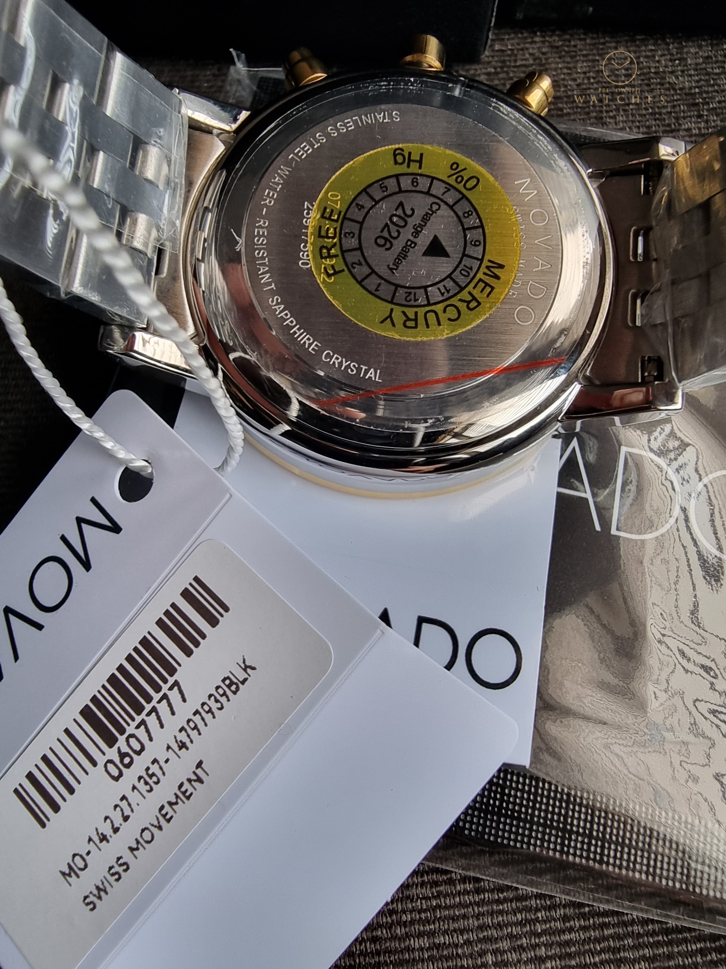 Movado Museum Classic Quartz Black Dial 42mm Men's Watch 0607777