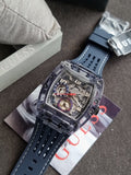 Guess Phoenix Navy Blue Silicone Strap Navy Blue Dial Quartz Watch for Gents - GW0499G1