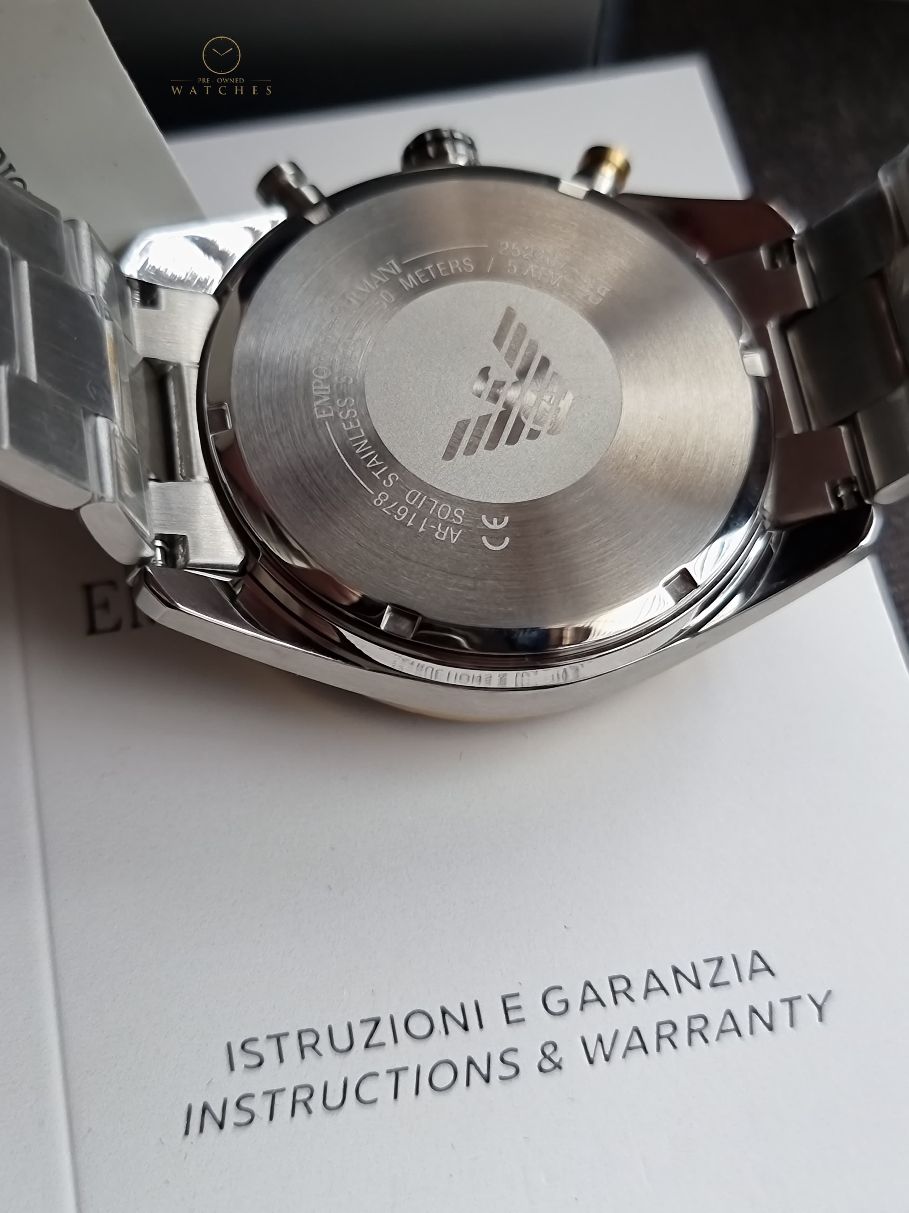 Emporio Armani Multicolor Quartz Stainless Steel Watch AR11678