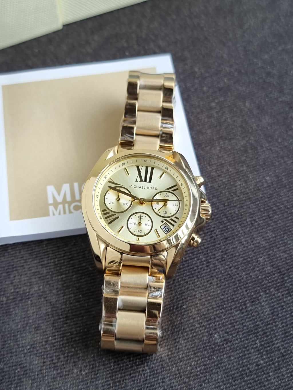 Michael Kors Gold-Tone Mini Bradshaw 36mm Watch MK5798