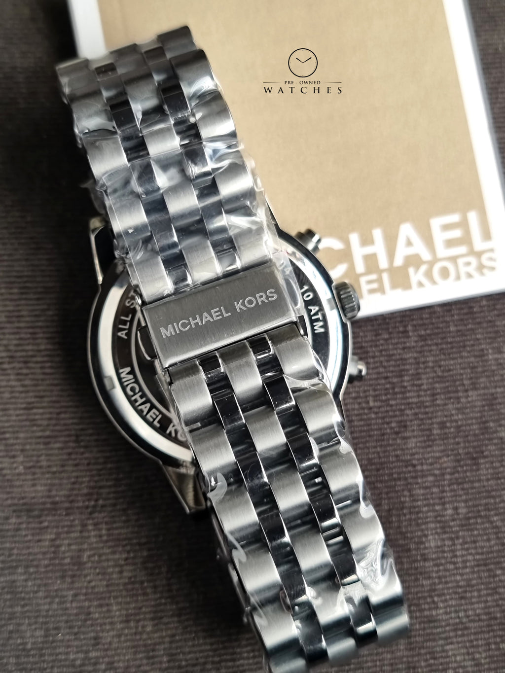Michael Kors Hutton Gun-Metal Watch MKO1164