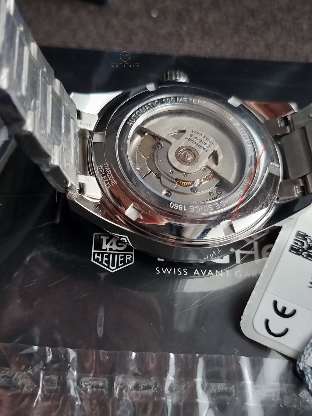 Tag Heuer Carrera Men’s Automatic Swiss Made Silver Stainless Steel Blue Dial 41mm Watch WAR201E.BA0723