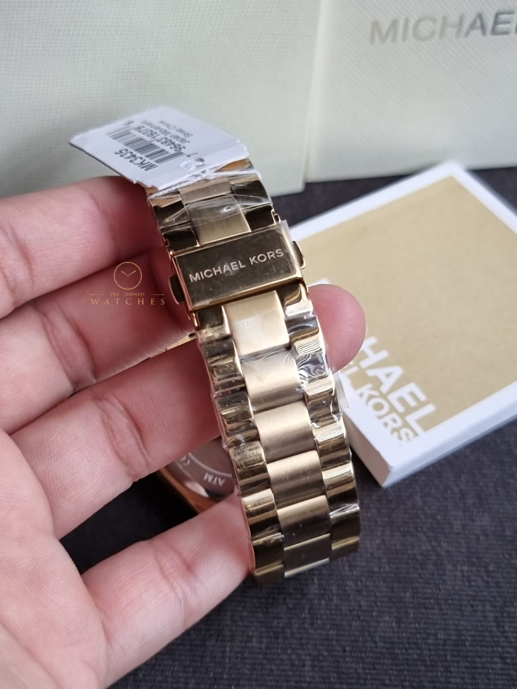 Michael Kors Women’s Quartz Stainless Steel Green Dial 42mm Watch MK3435
