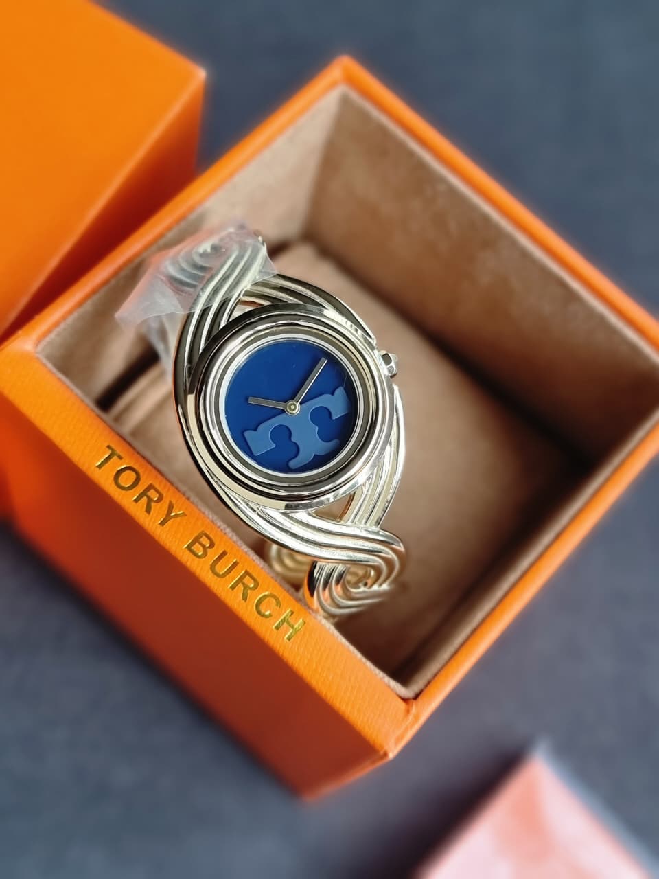 Tory Burch The Miller Braided Gold-Tone Bracelet Watch 28mm TBW6213