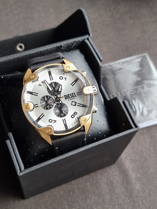 Diesel Spiked Stainless Steel Chronograph Men's Watch DZ4671