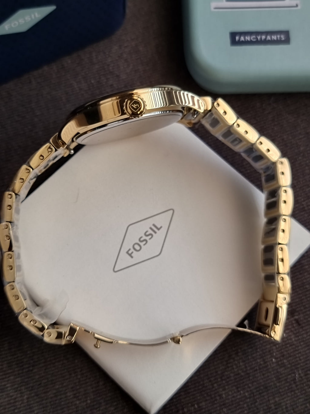 Fossil Gilmore Quartz Black 38mm Dial Ladies Watch CE1132 (Without Tag)