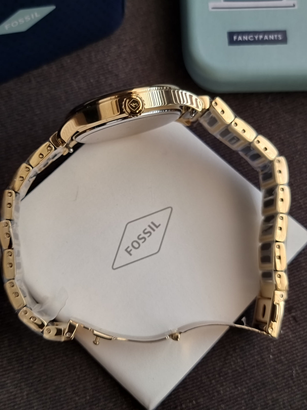 Fossil Gilmore Quartz Black 38mm Dial Ladies Watch CE1132 (Without Tag)