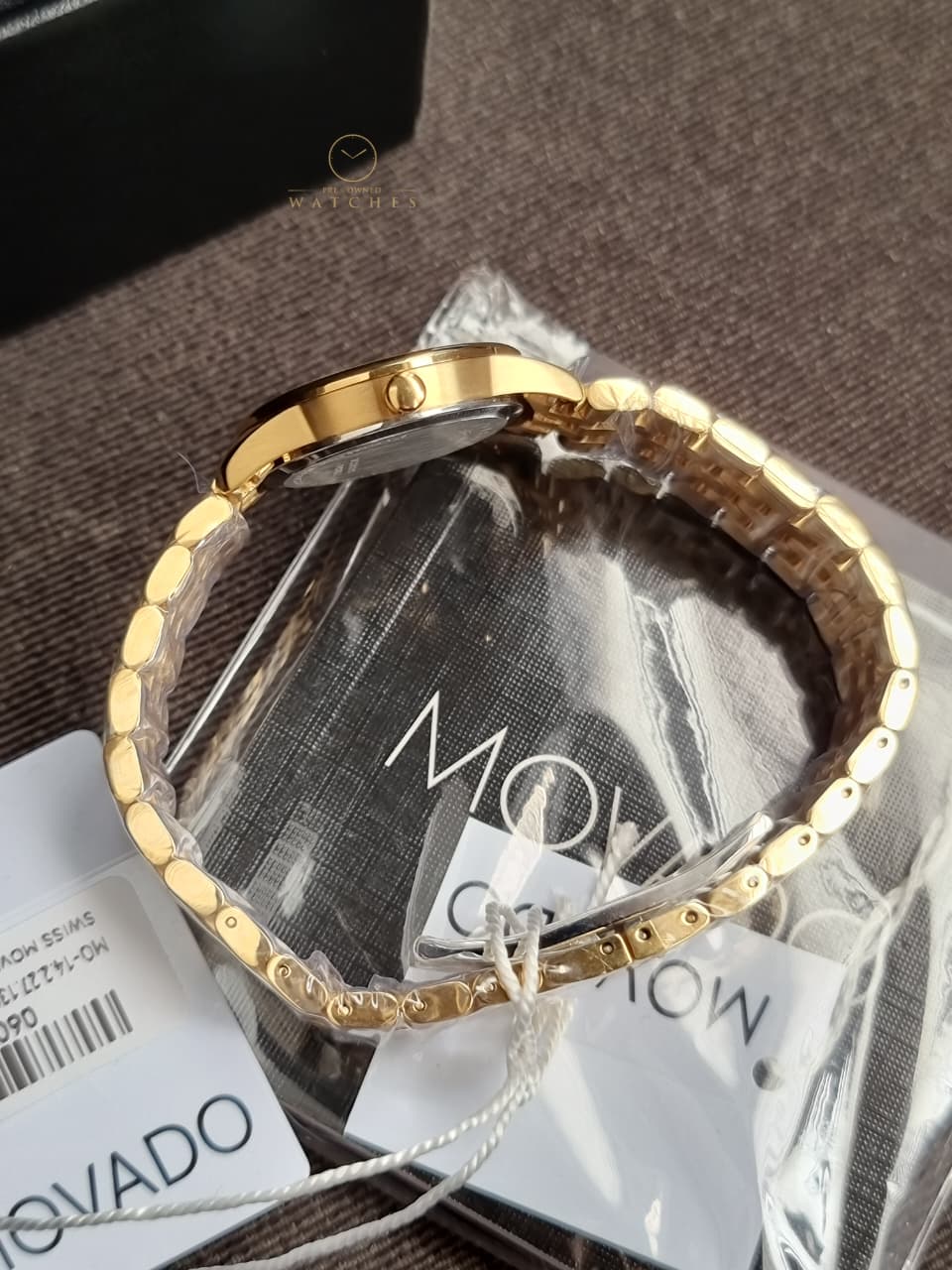 Movado Women’s Quartz Swiss Made Stainless Steel Mother of pearl Dial 28mm Watch 0606998