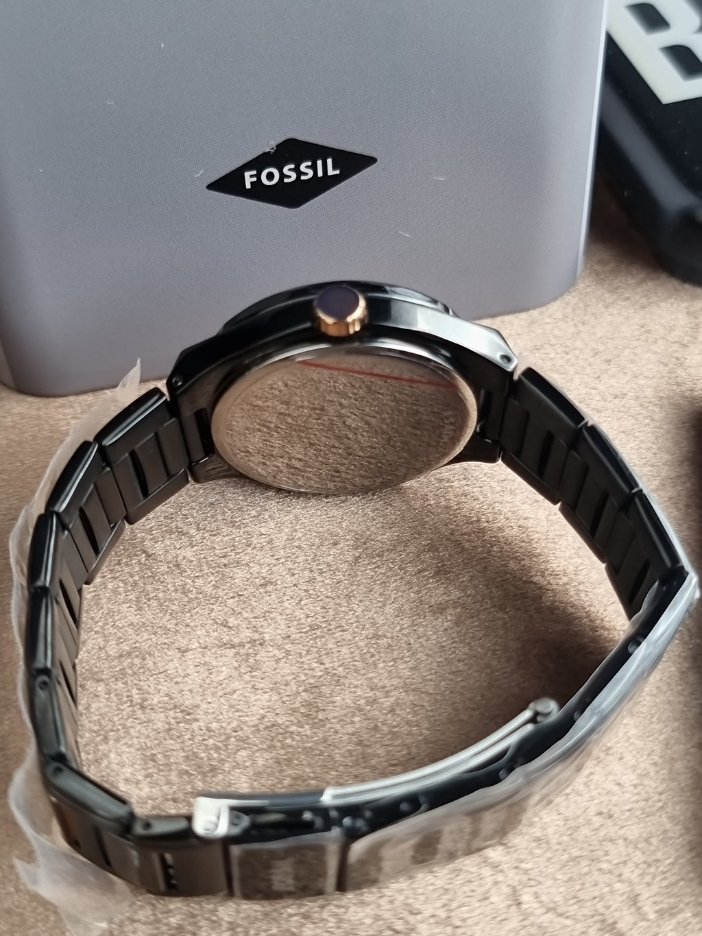 Fossil Evanston His & Her Black Stainless Steel Multifunction Couple Watch Set – BQ2645SET
Women's Dial Size 36mm
Men's Dial size 45mm