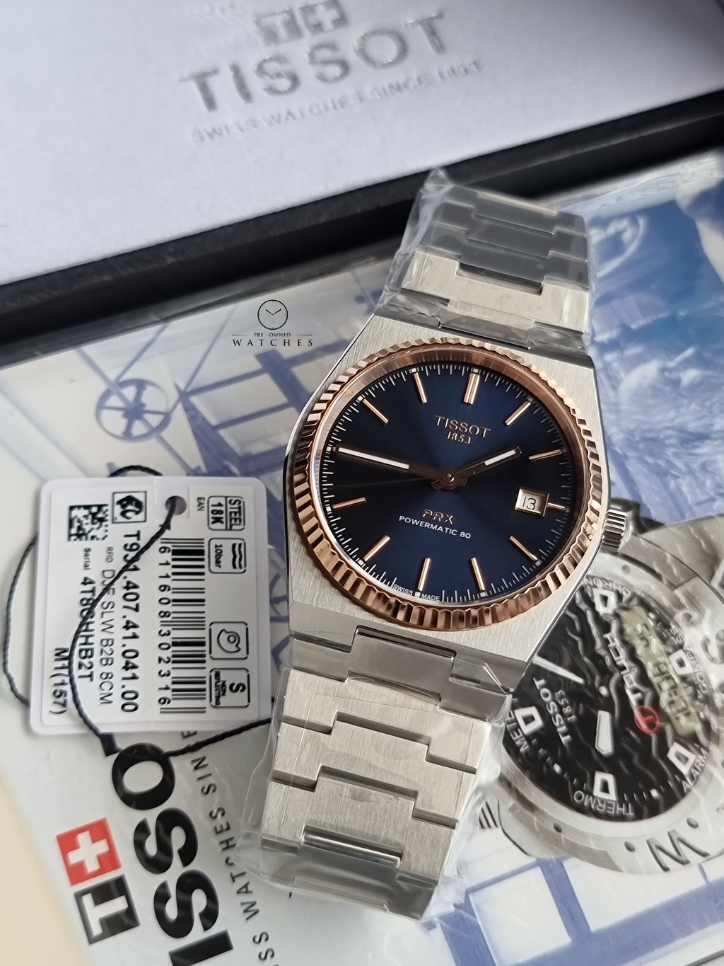TISSOT PRX Powermatic 80 Men's Steel Watch T931.407.41.041.00