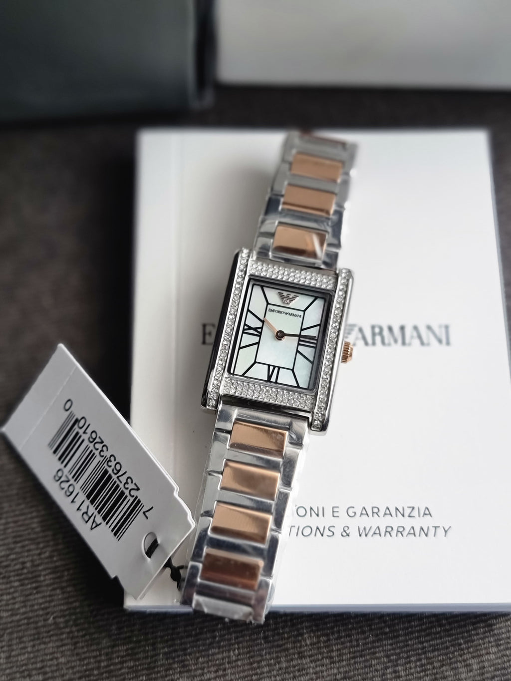 Emporio Armani Two Tone Analogue Watch AR11626