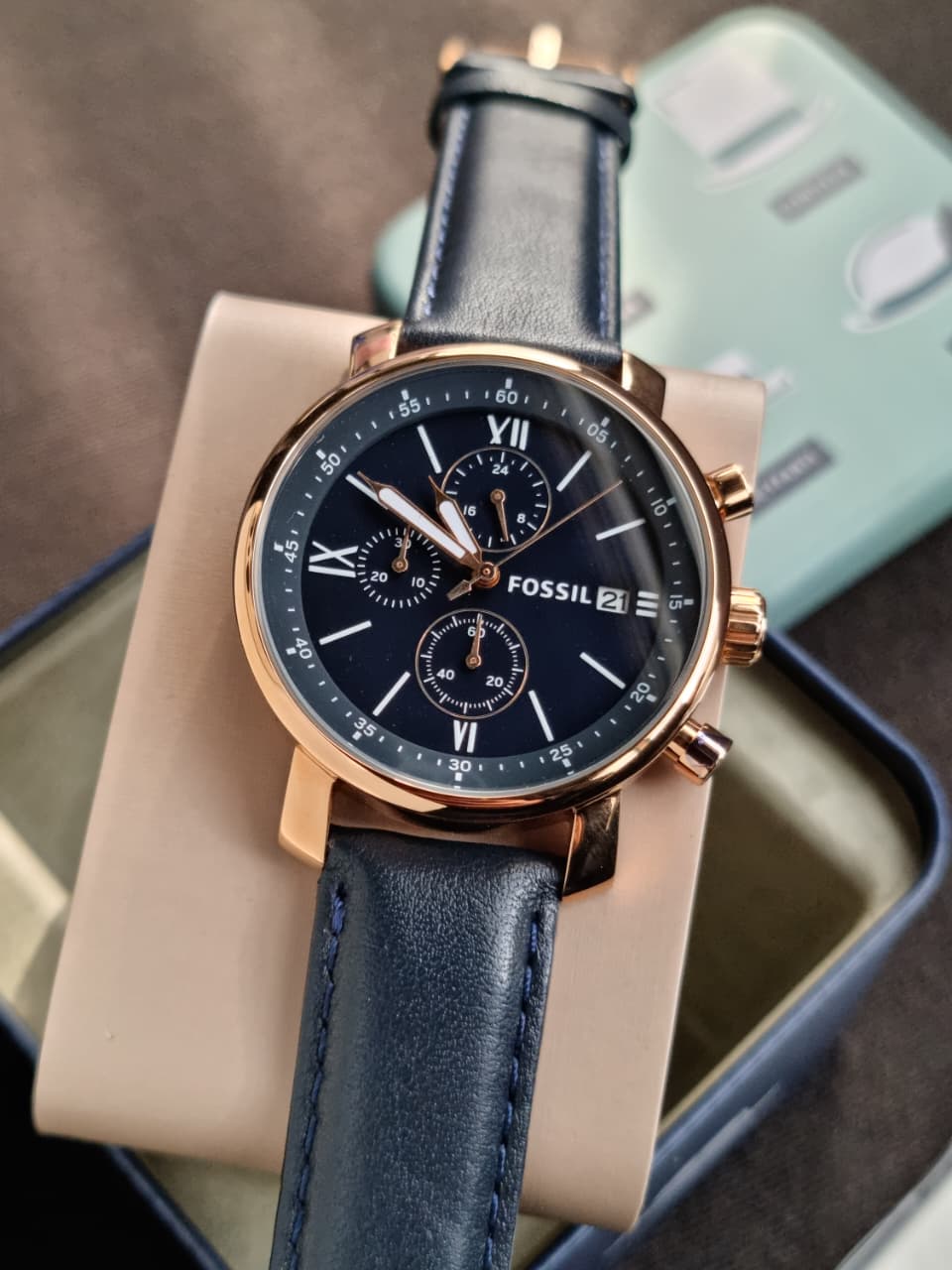 Fossil Rhett Analog Blue Dial Men's Watch-BQ1704