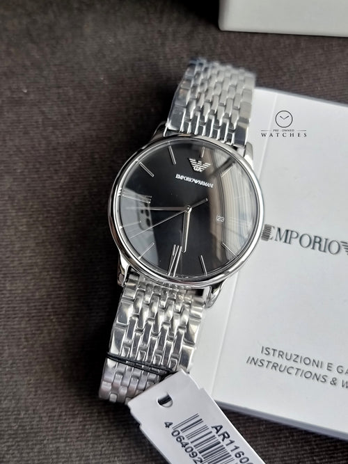 Emporio Armani Silver 42mm Watch AR11600