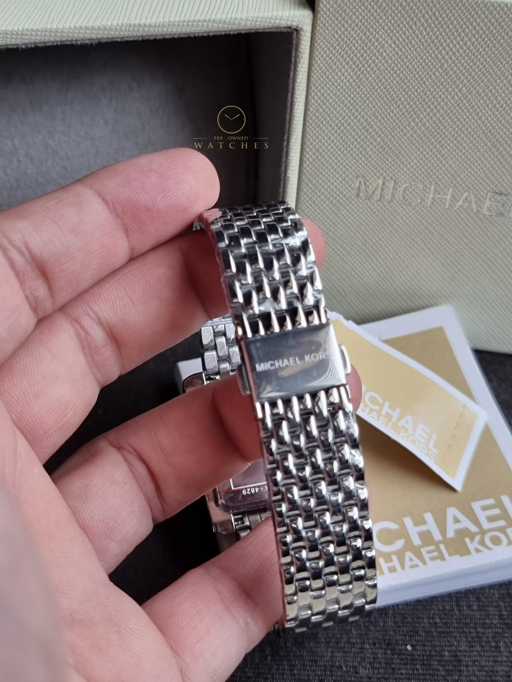 Michael Kors Emery Mk4829 Three-Hand Stainless Steel 27mm Women's Watch