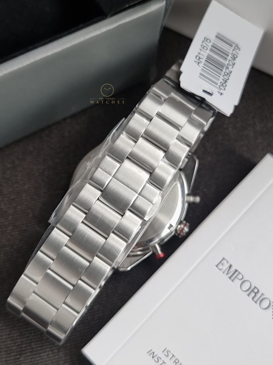 Emporio Armani Racer Chronograph Blue Dial Quartz Men's Watch AR11676