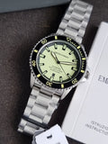 Emporio Armani Sea Explorer Automatic Stainless Steel Bracelet Diver’s Watch  
42.5 mm AR60083