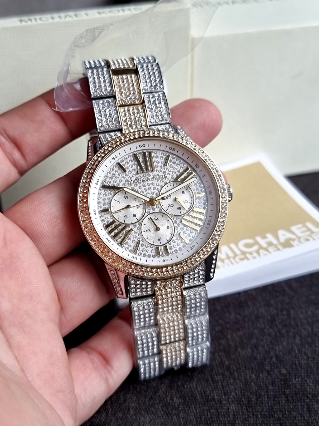 Michael Kors Outlet Brynn, Multicolor Stainless Steel Watch MK6934