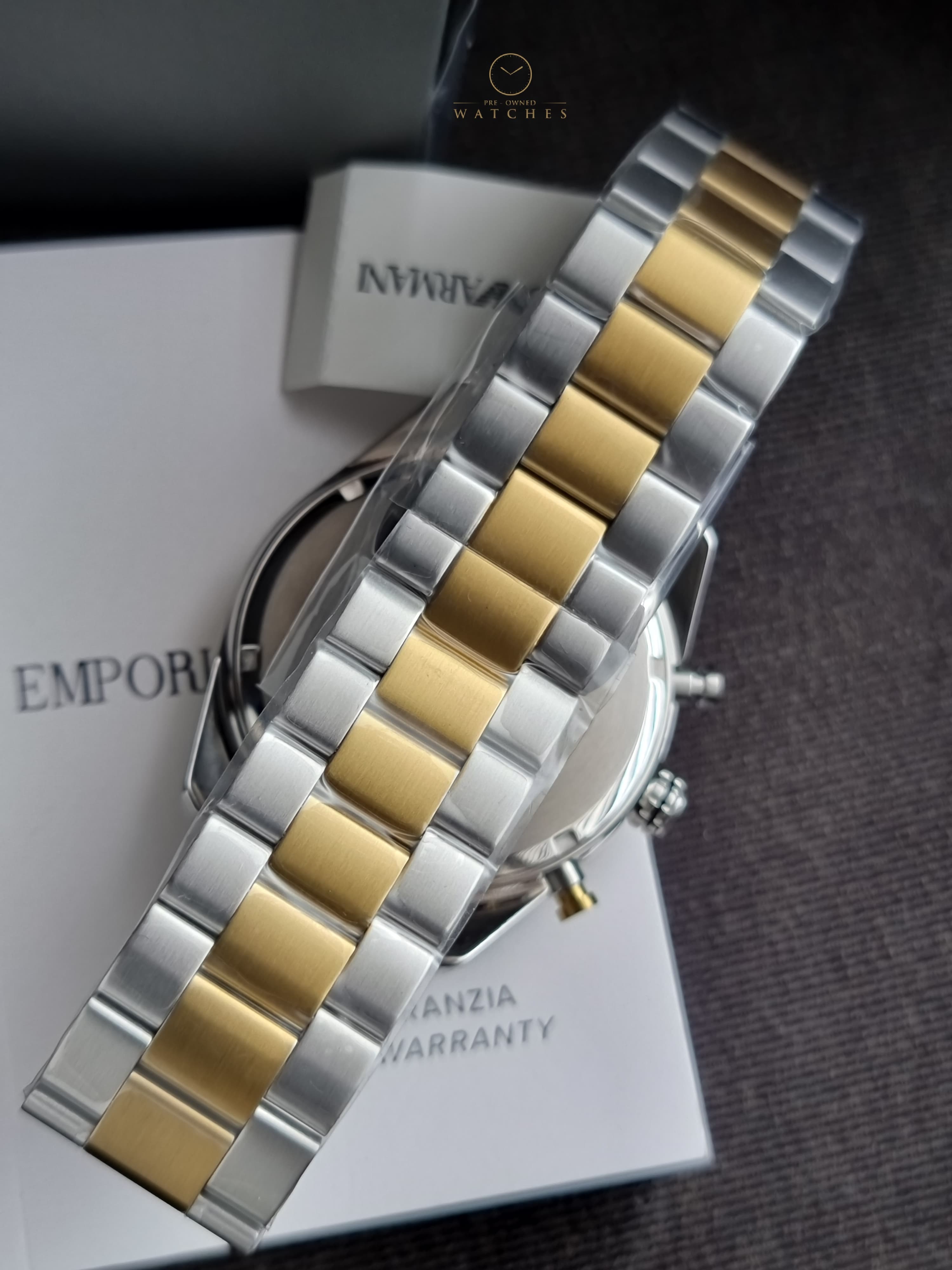 Emporio Armani Multicolor Quartz Stainless Steel Watch AR11678