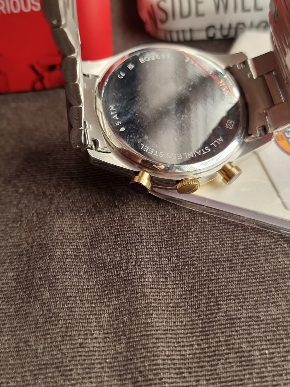 Fossil Sullivan Multifunction Two-Tone Stainless Steel Watch BQ2694