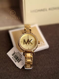 Michael Kors Women’s Quartz Stainless Steel Gold Dial 36mm Watch MK4334