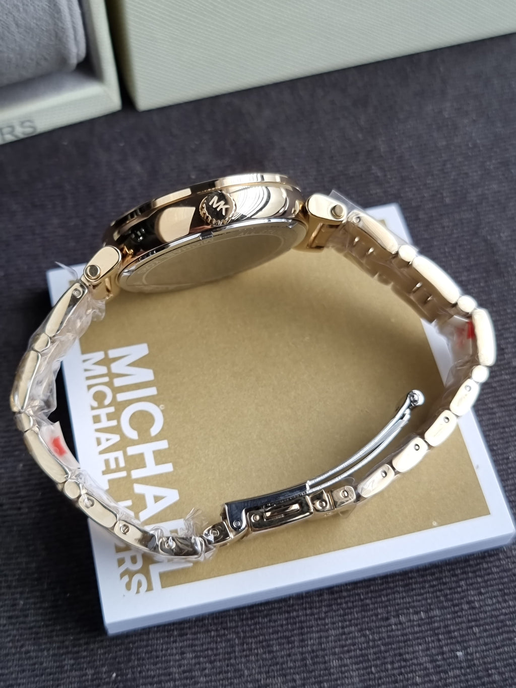 Michael Kors Women’s Quartz Stainless Steel Gold Dial 36mm Watch MK4334 (without Tag)
