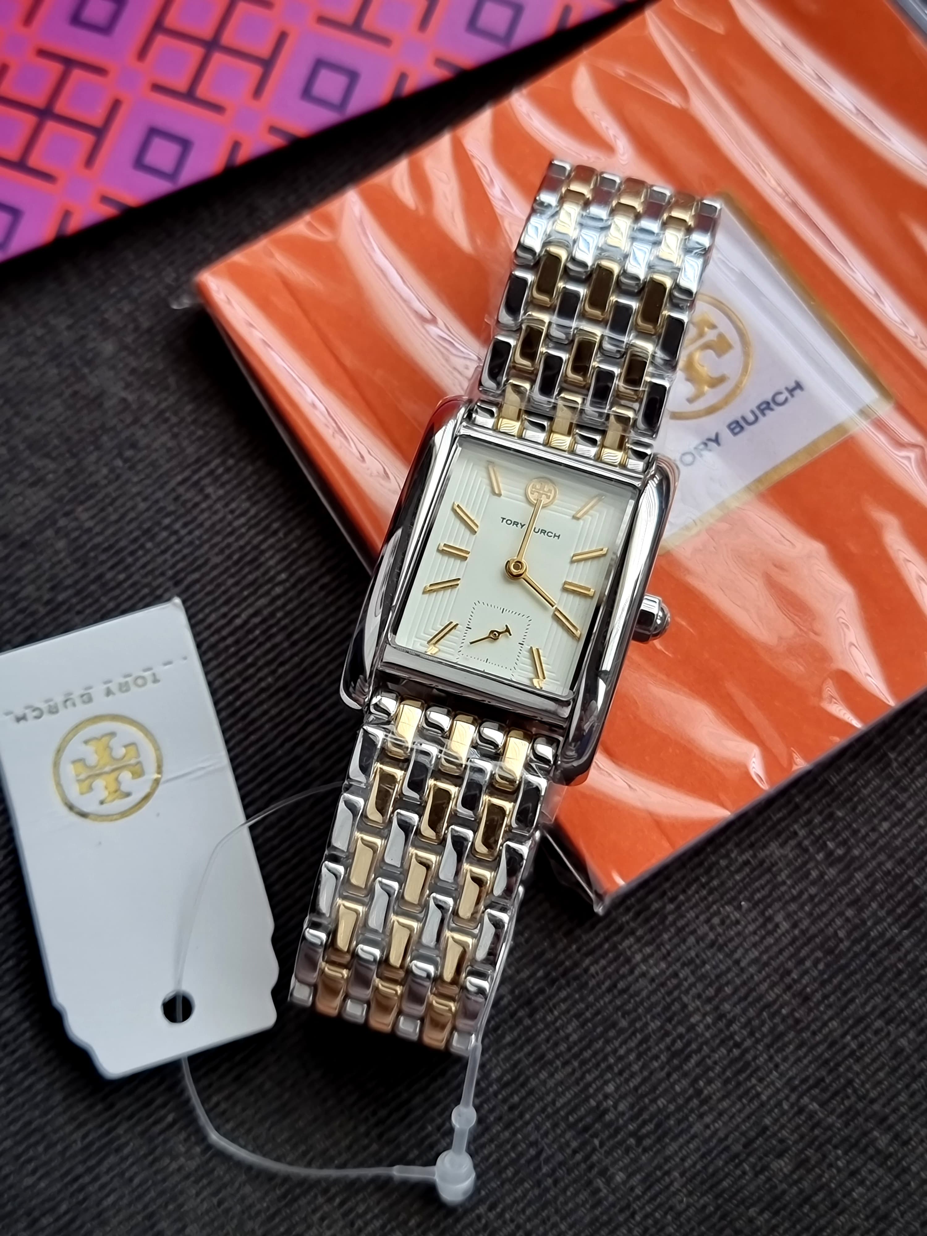 Tory Burch TBW1070 Women's Eleanor Stainless Steel Bracelet Watch