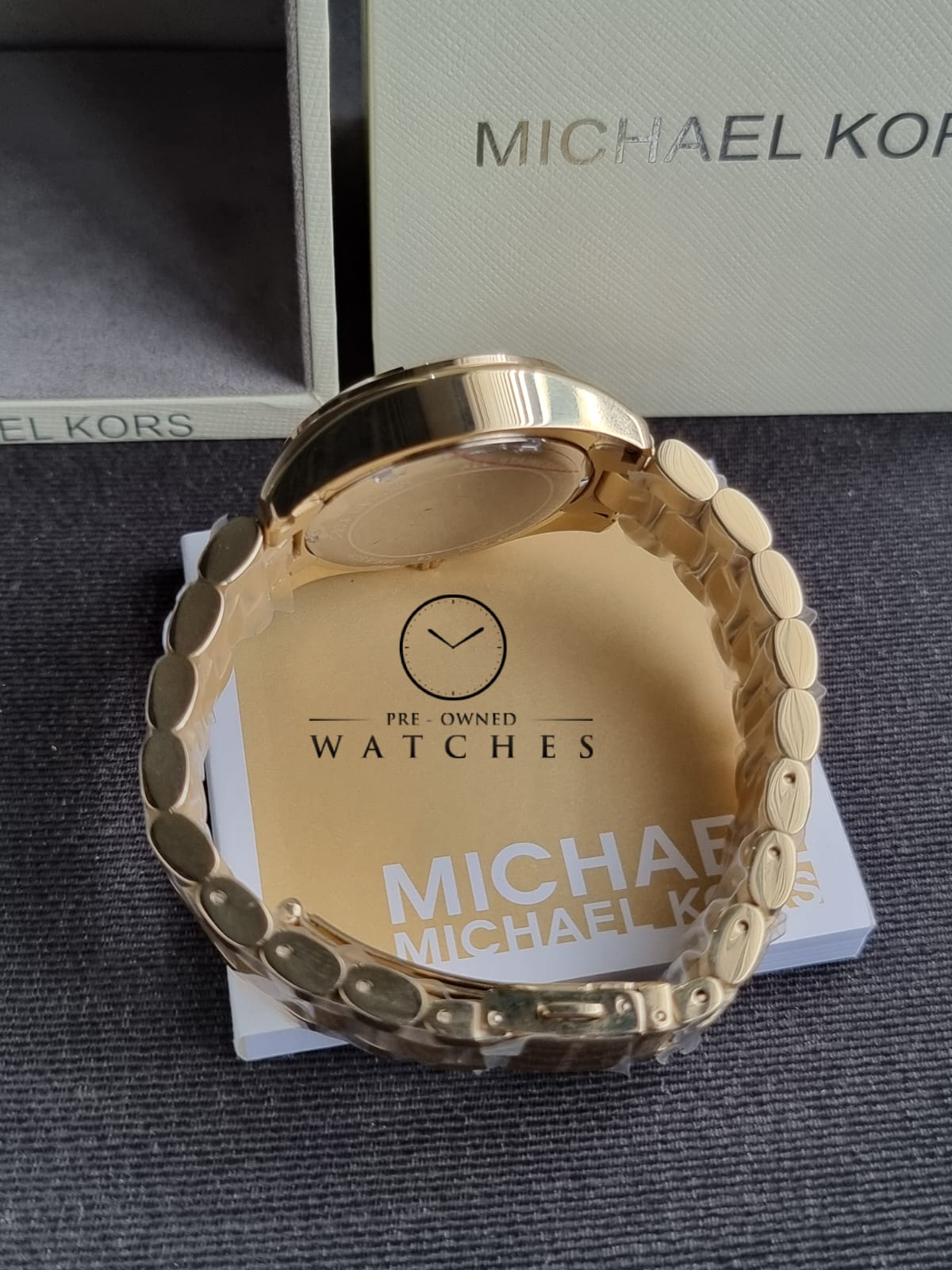 Michael Kors Women’s Chronograph Quartz Stainless Steel Black Dial 36mm Watch MK6959